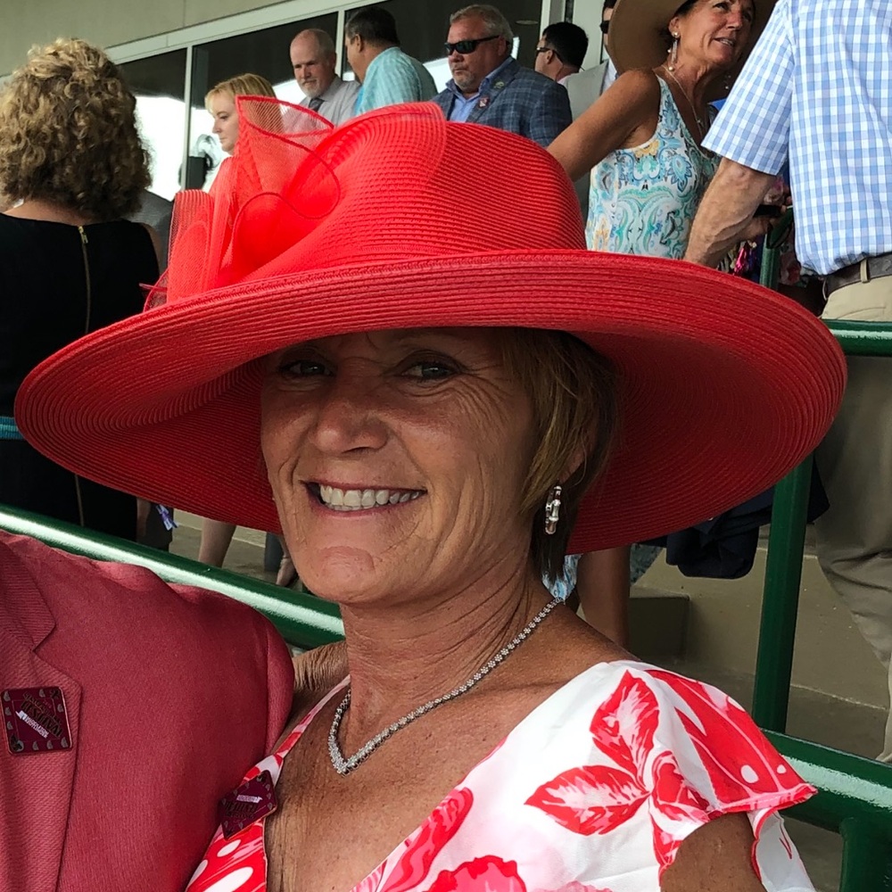 Elegant Red Women's Hat